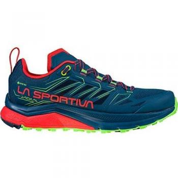 LA SPORTIVA Jackal Woman GTX, Zapatillas de Trail Running Mujer, Opal/Hibiscus, 37.5 EU