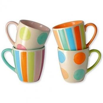 'AQUARELLE-Estuche de 4 tazas 18cl