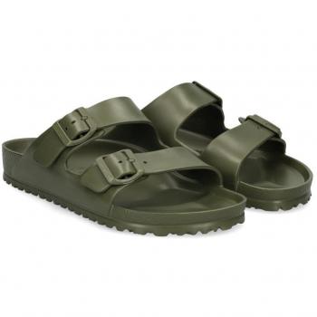 Birkenstock Arizona EVA Khaki Sandals, Size UK 9, Regular Unisex