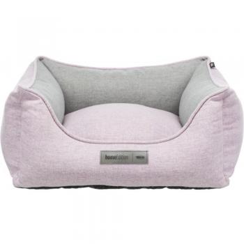 Cama Lona Trixie Luxury Home Edition para perros, confortable y elegante, color rosa y gris