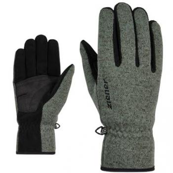 Ziener Imagio Multisport Gloves - Unisex - Green Mud Melange - Size 8.5