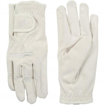 RTS Domy Guantes de Equitación, Mujer, Blanco, XS