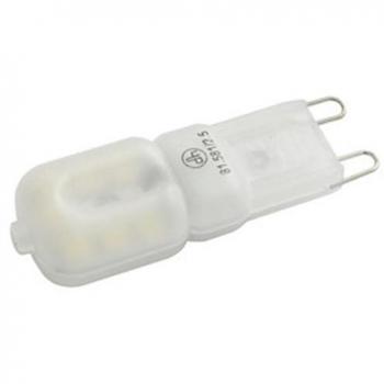 Bombilla LED G9, Matizada, Blanco Cálido 3200K, 200 Lúmenes, 2.5W Potencia