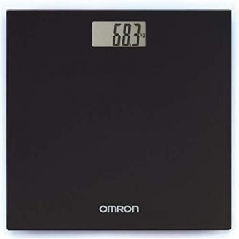 OMRON HN289 - Báscula de baño digital, 5 Kg a 150 Kg, pilas incluidas, color negro