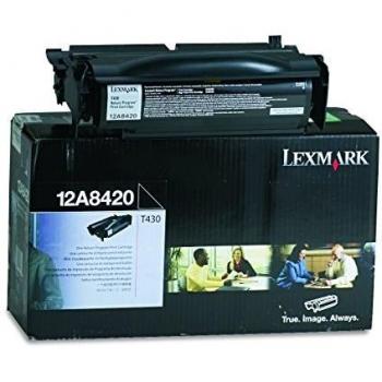 Lexmark 12A8420 T430 T430D T430DN Optra laser black printer toner print cartridge 0012A8420