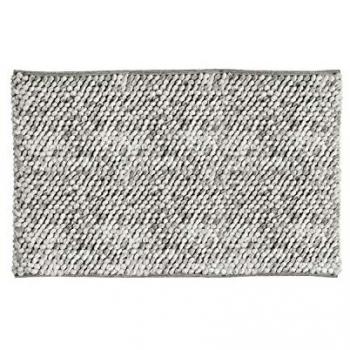 Alfombra de Baño Pearls Gris Andrea House BA70092