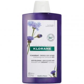 Klorane Anti-Yellowing Shampoo with Centaury for White or Grey Hair 400ml