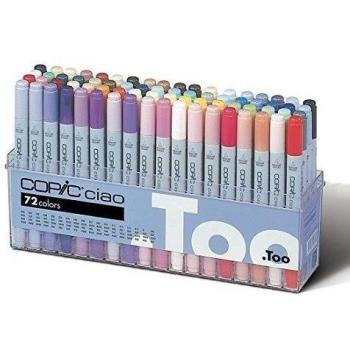 Copic Ciao: 72 Color Set A [Intermediate] Markers