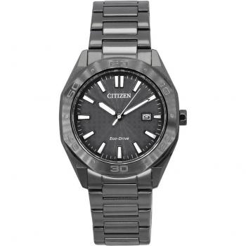 Citizen Eco-Drive Stainless Steel Men's Watch with Grey Dial BM7637-81H 100M