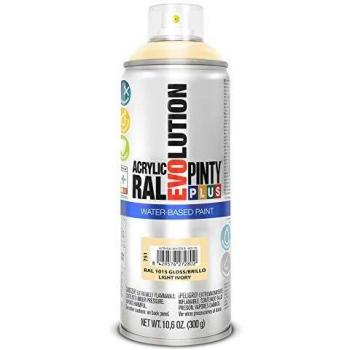 PINTURA EN SPRAY PINTYPLUS EVOLUTION WATER-BASED 520CC RAL 1015 MARFIL CLARO