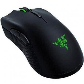 Razer Mamba Wireless Ratón Gaming con Sensor Óptico de 16.000 DPI, para Juegos, con 7 Botones Programables, Interruptores Mecánicos, Hasta 50 Horas de Duración de la Batería, Negro