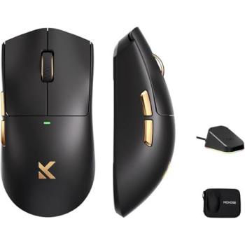 Ratón Gamer Inalámbrico Ultra Ligero MCHOSE K7 con Doble Tasa de Polling 8K y Base de Carga Magnética
