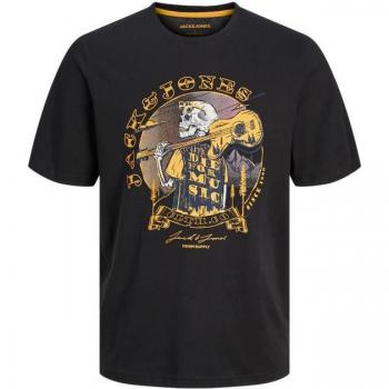 Camiseta Jack&Jones Kull negra de manga corta para hombre