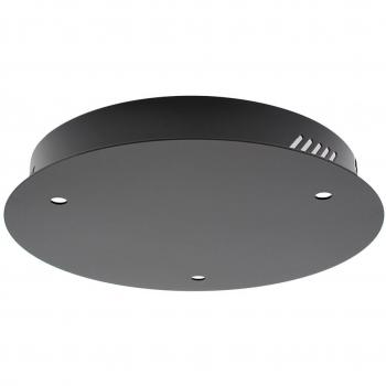 Florón redondo negro LEDBOX Ø250mm