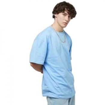 Camiseta Karl Kani Celeste Small con Logo Bordado