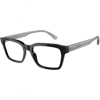 Emporio Armani EA3192 5378 Men's Eyeglasses Black Size 55 - Blue Light Block Available