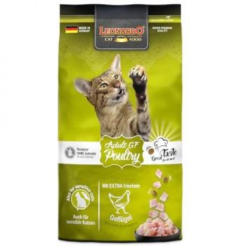 LEONARDO Adult Sin Cereales Aves de Corral 1,8 kg - Comida Seca para Gatos Adultos Ideal para Intolerancias Alimentarias y Gatos Sensibles
