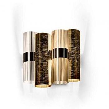 Aplique de pared Slamp La Lollo dorado