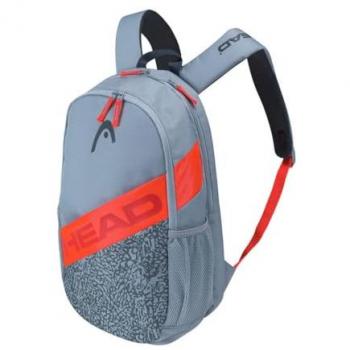 Mochila Head Elite Gris/Naranja, Bolsa De Raqueta Unisex, Capacidad 35l, Talla Única