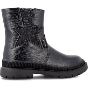 Botines Garvalín Niña en Pu - Botas Infantiles Cómodas y Duraderas, modelo GARVALIN BOTINES GARVALIN MAT ESTRELLA 231562-A NEGRO