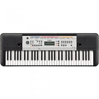 Yamaha YPT-260 - Teclado digital portátil para principiantes, 61 teclas y una amplia variedad de funciones y sonidos, color negro