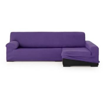 Funda Chaise Longue brazo largo derecho elástica Ulises Morado 170 x 110 x 310 cm