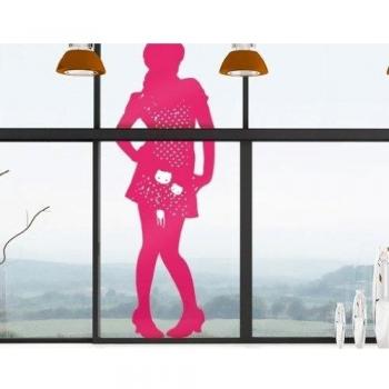 Apalis Vinilo de Ventana No.TA57 Supersweet Sixteen III, Colore:Bianco;Dimensione:350cm x 117cm