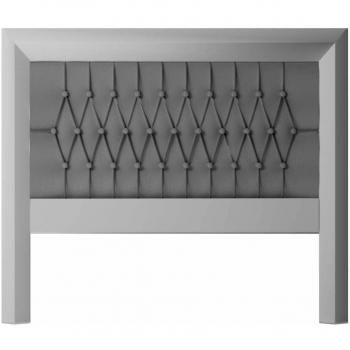 Sleepens - Cabecero de Madera Praga, 155 x 135 x 4, Gris