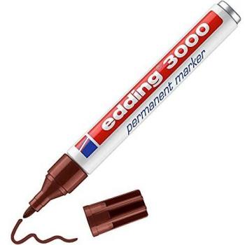 ROTULADOR PERMANENTE EDDING 3000 COLOR MARRON