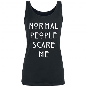American Horror Story Normal People Scare Me Top Mujer Negro M