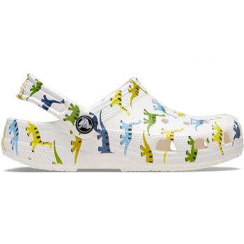 Zuecos de niños Classic Character Print Clog K Crocs - Zuecos infantiles Clog T Dinosaurio CROCS ™ verde estampado