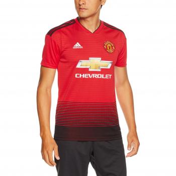 adidas Manchester United Home Jersey, Camiseta para Hombre, Real Red S10/Nero, X-Large