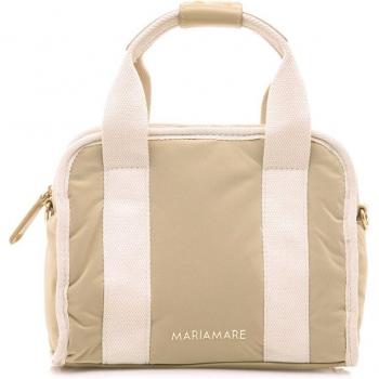 Bolso de mano Mariamare Velma verde con asa ajustable y cierre de cremallera
