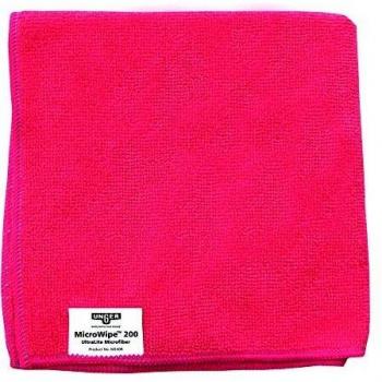 Bayeta de Microfibra Unger SmartColor Roja 40 x 40 cm, Paquete de 10 unidades