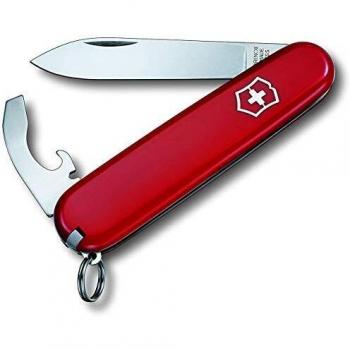 Victorinox Bantam Navaja con 8 funciones, incluyendo hoja combinada y destornillador, de color rojo