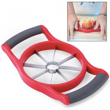 Cortador y Descorazonador de Manzanas - Garantía de Sustitución de por Vida – Hojas Afiladas de Acero Inoxidable – Mango Ergonómico y Acolchado – Valorado el Nº.1 de los Accesorios de Cocina – Fácil de Guardar en Cualquier Cajón