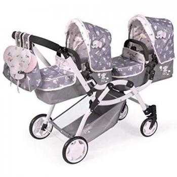 Carro de Muñecas Gemelar Plegable Sky Decuevas 80335