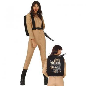 Disfraz Atrapa Fantasmas con Mochila para Mujer