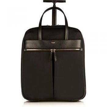 Knomo Burlington - Maletín con ruedas para ordenador portátil de 15, color negro