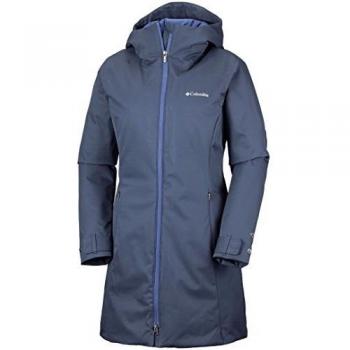 Columbia Mujer Autumn Rise Mid Outdoor Abrigo, Mujer, WK0031, Gris, Large