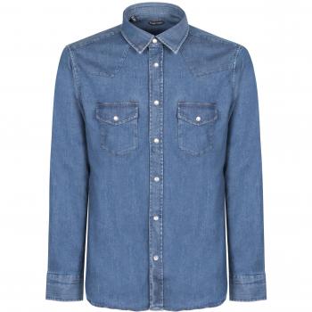 Tom Ford Men's Denim Shirt, Size 40, Color HB659