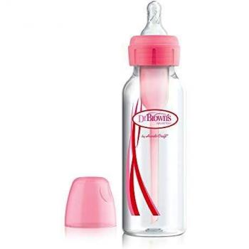 Dr. Brown's Anti-Colic Standard Pink Baby Bottle 250ml
