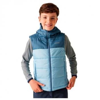Regatta Kids Heavyweight Water-Repellent Padded Gilet - Lofthouse II in Coronet Blue, Size: 15-16 Years