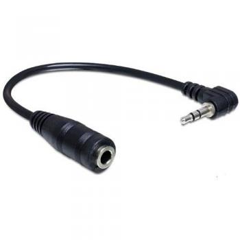 Delock 65397 cable de audio 0,14 m 2.5mm 3.5mm negro - cables de audio
