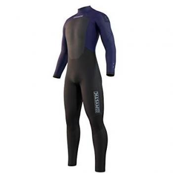 Mystic Star Fullsuit 3/2mm Bzip - Traje de neopreno de manga larga con cremallera trasera, características: grosor 3/2 mm, diseño GBS (costuras pegadas y selladas