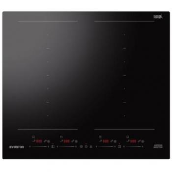 Placa de Inducción Multizona Infiniton INDF8BK74G38 con Control Táctil, Modo BOOST y Temporizador, Cristal Negro