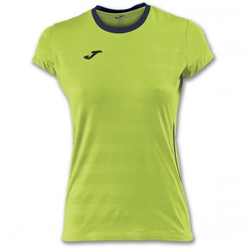 Joma Camiseta Modena Lima M/C - Camiseta técnica de Manga Corta, Unisex, Lima -