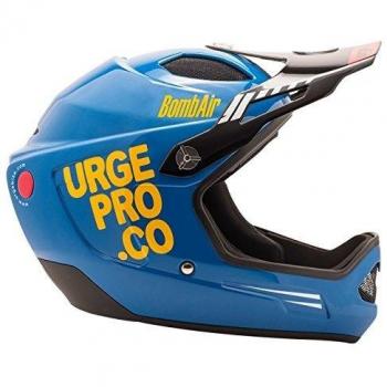 Urge ubp16320l Casco de Bicicleta de montaña Unisex, Azul/Naranja, L