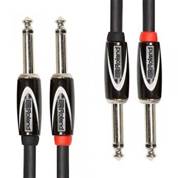 Cable de interconexión de la serie Black de Roland — Conectores de 1/4 de pulgada, 1,5 m de longitud - RCC-5-2814