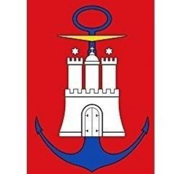 Admiralty flag of Hamburg | Admiralty flag of Hamburg; for State Shipping Buildings | Admiralitätsflagge Hamburgs; wird auf Staatsgebäuden gesetzt Bandera 20x30cm para Diplomat-Flags Bande